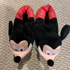 Adult Mickey Mouse slippers